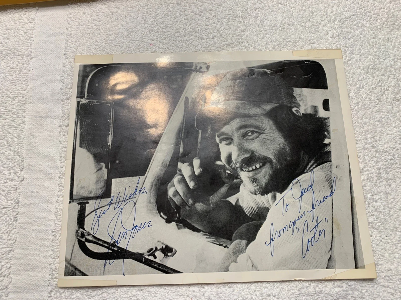 “cooter” Signed Picture From Dukes Of hazard 8x10, изображение 2