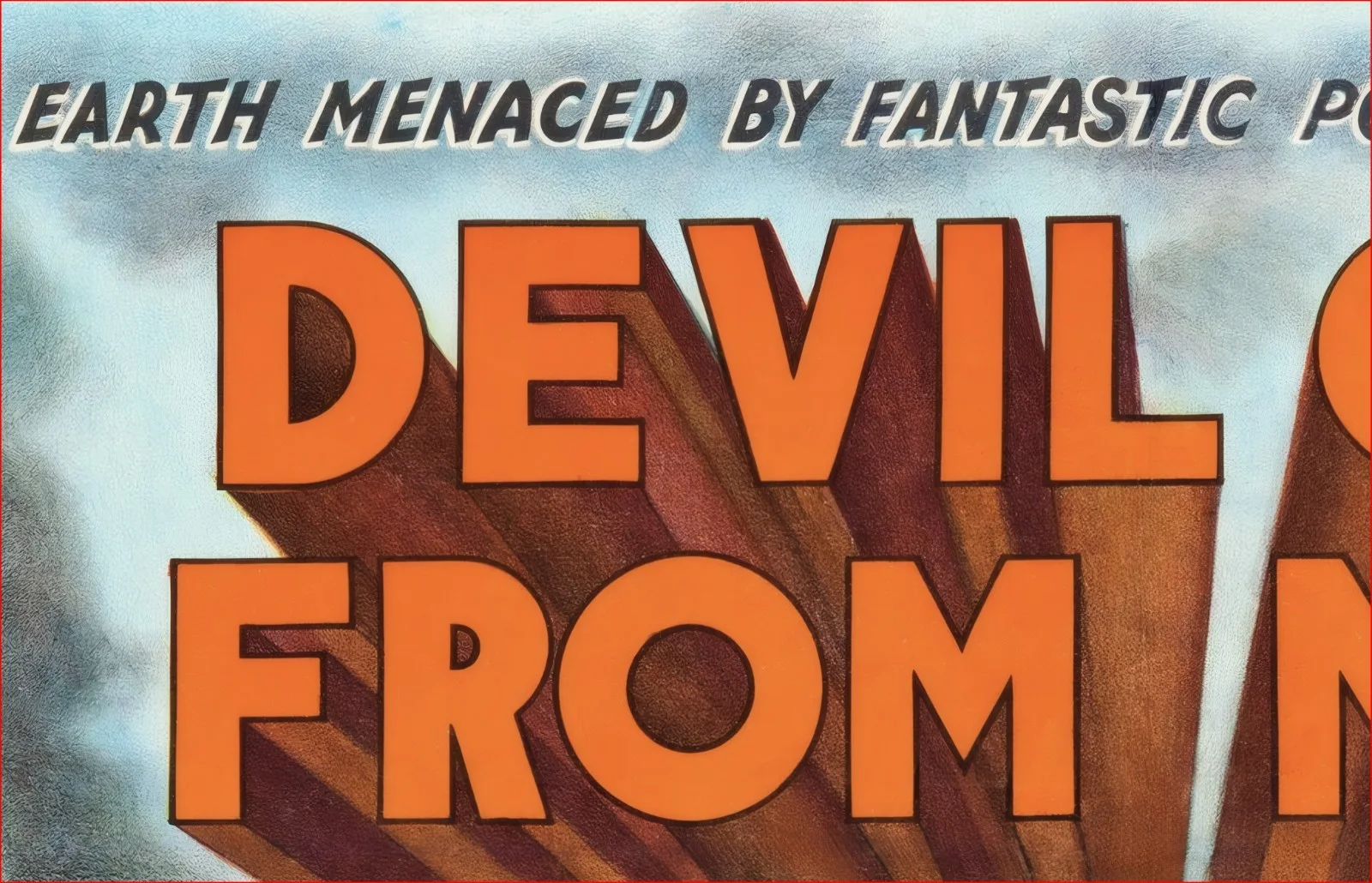Devil Girl From Mars - 1954 Sci-Fi B-movie 27.2" x 41" US One Sheet Poster, изображение 5