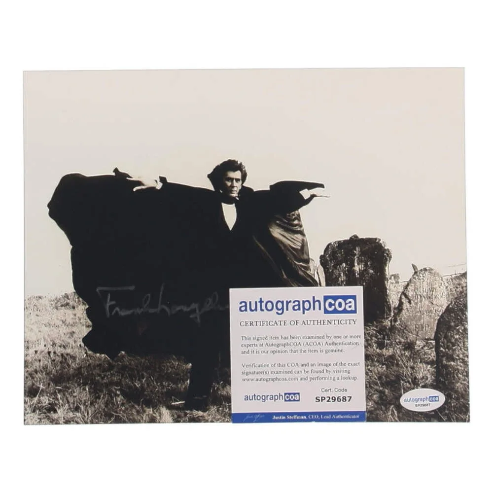 Frank Langella — Frank Langella Signed (ACOA) "Dracula: A Love Story" 8x10 Photo - Count Dracula, image 2