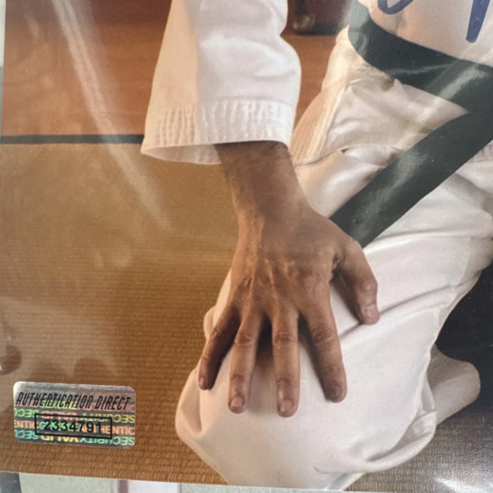Original Autographed Photo Martial Arts Authentication Direct 8x10, image 3