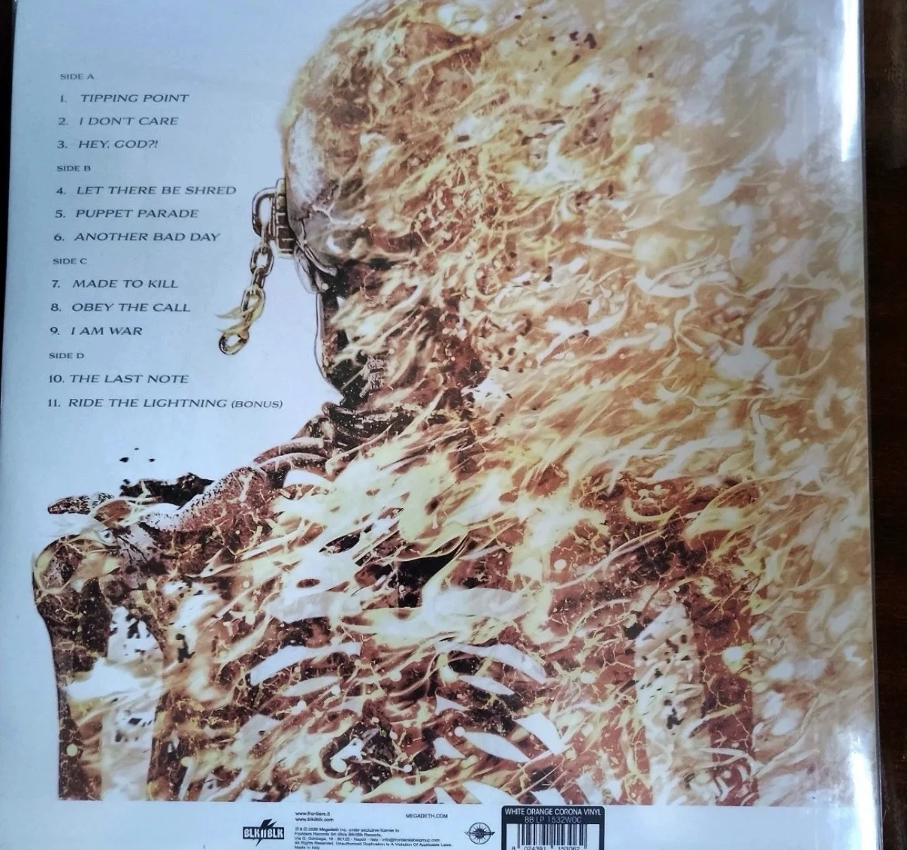 MEGADETH TSL Exclusive Vinyl LP with Art Card Signed by the band. IN HAND, изображение 2