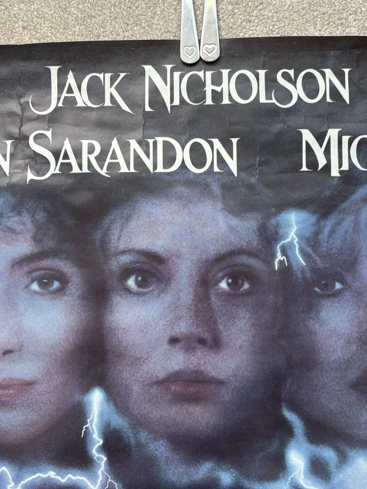 The Witches Of Eastwick (1987) HUGE Original UK Film Poster 60” X 40” ROLLED, изображение 3
