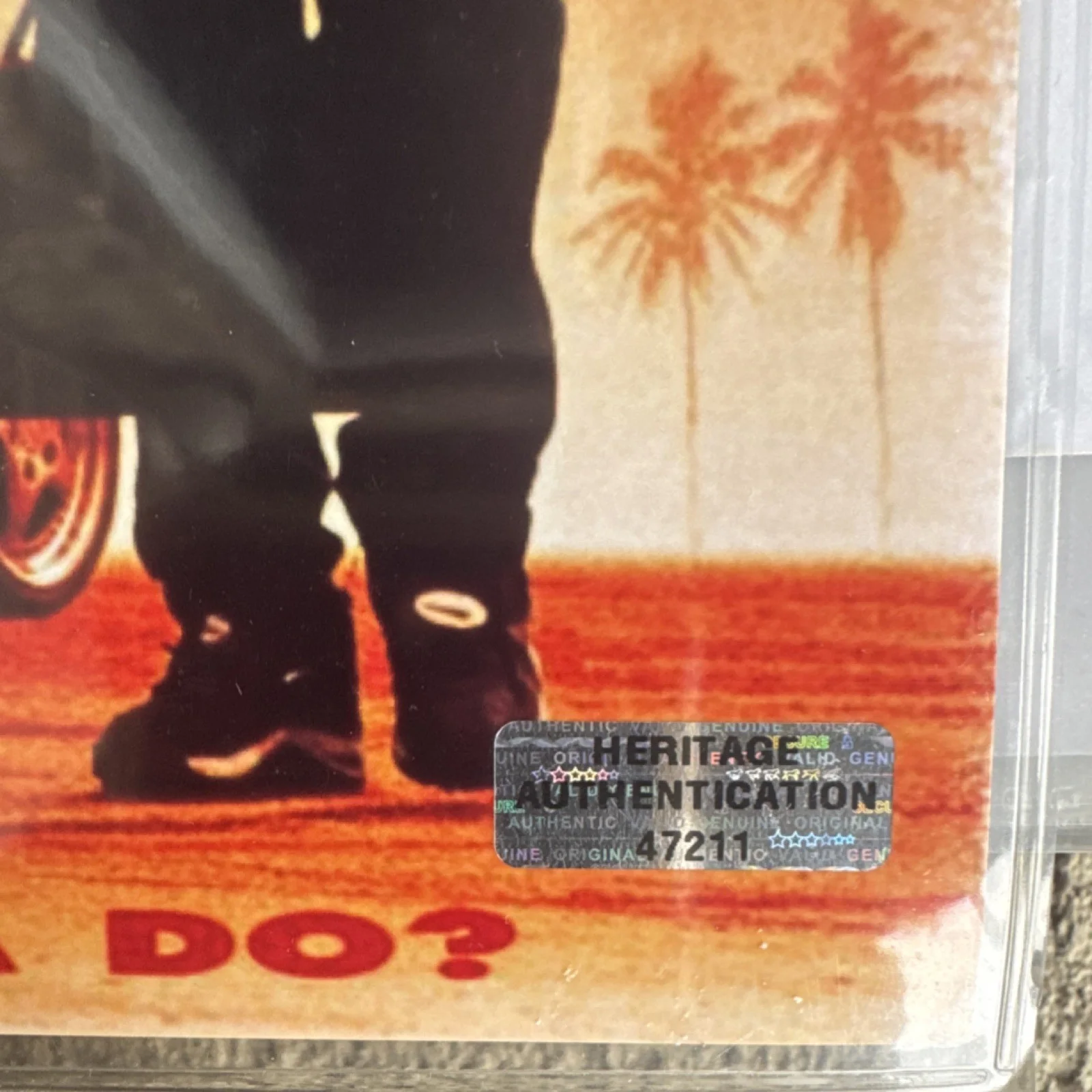 Bad Boys Original Autographed Poster Heritage Auth Martin Lawrence Will Smith, image 3