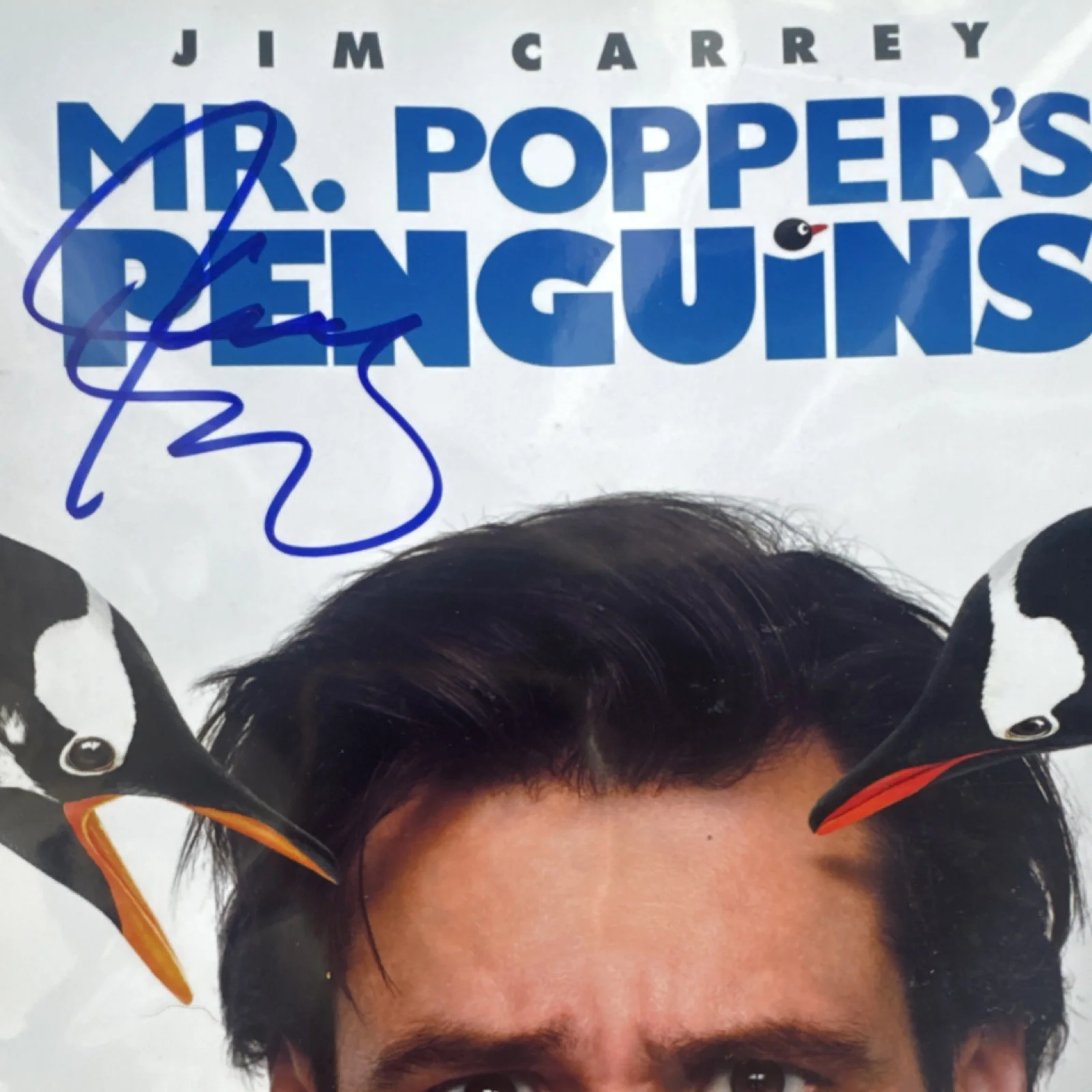 Original Autographed Photo Mr. Popper's Penguins Heritage Authentication, image 2