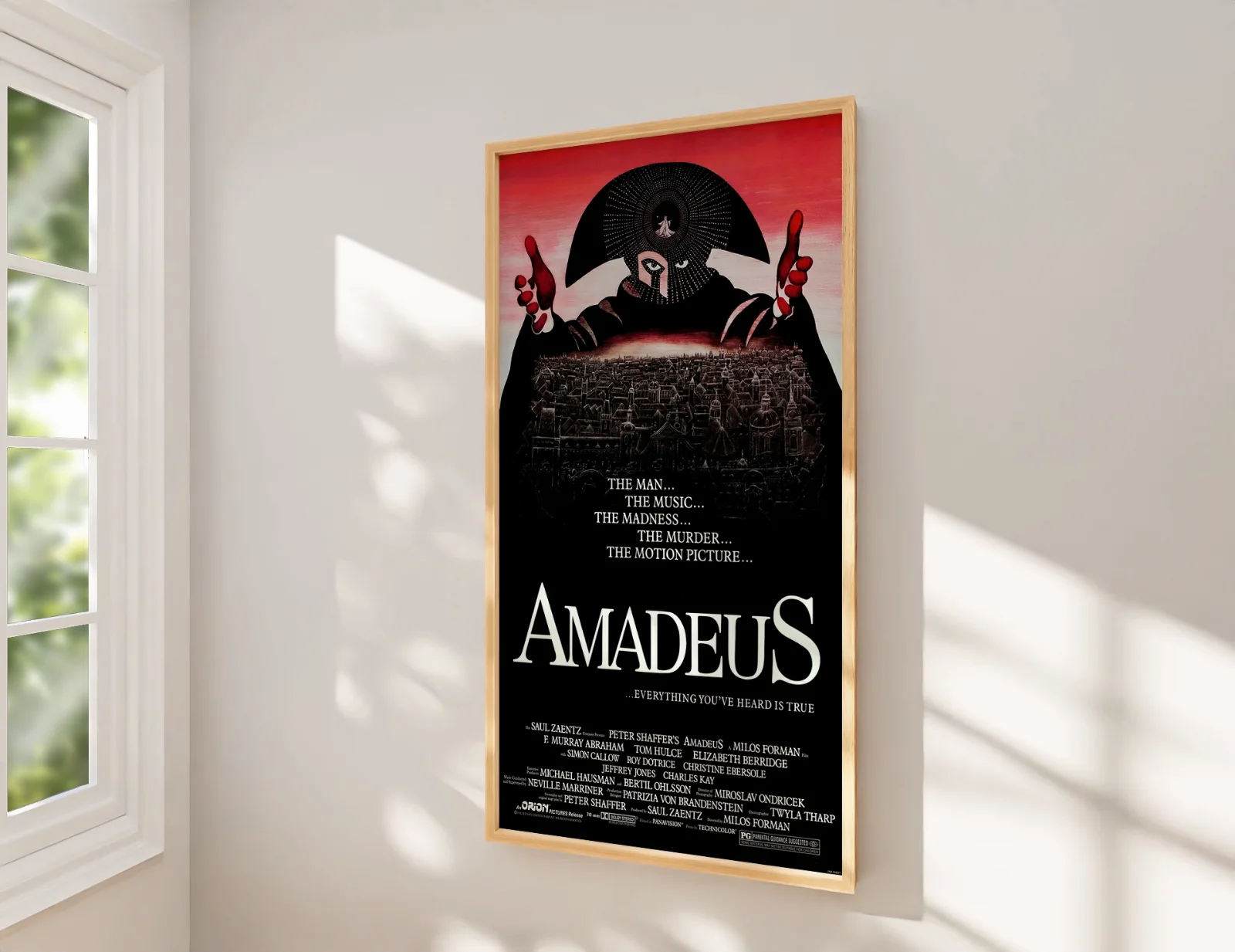 Amadeus - 1984 Musical Historical Drama 27.2" x 41" US One Sheet Poster, image 2