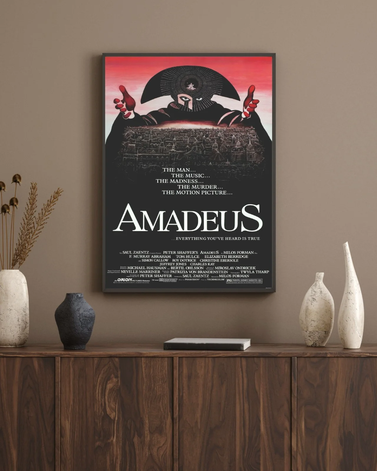 Amadeus - 1984 Musical Historical Drama 27.2" x 41" US One Sheet Poster, image 3