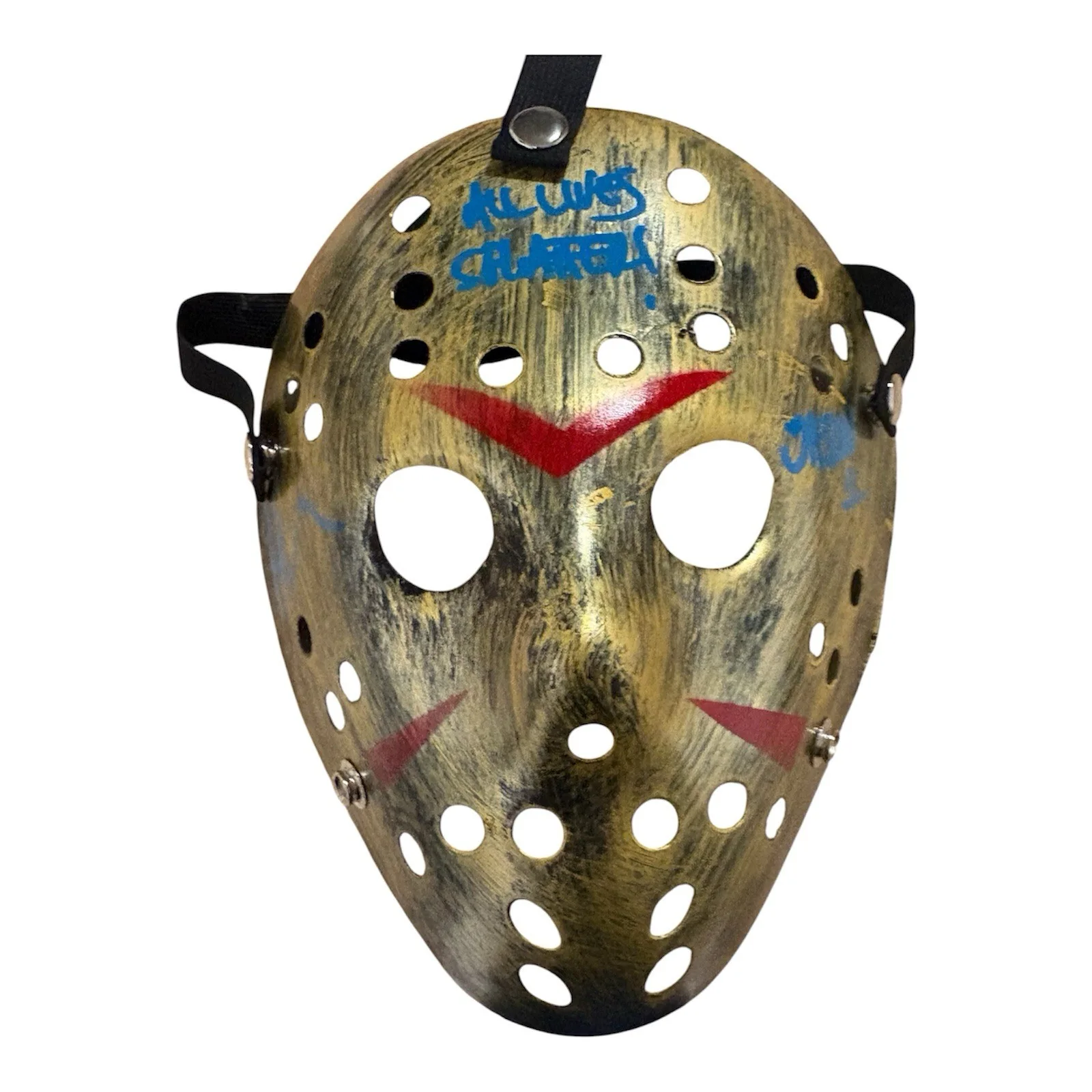 Ari Lehman — Ari Lehman autographed Signed Mask Jason Voorhees Friday the 13th Beckett COA, image 2