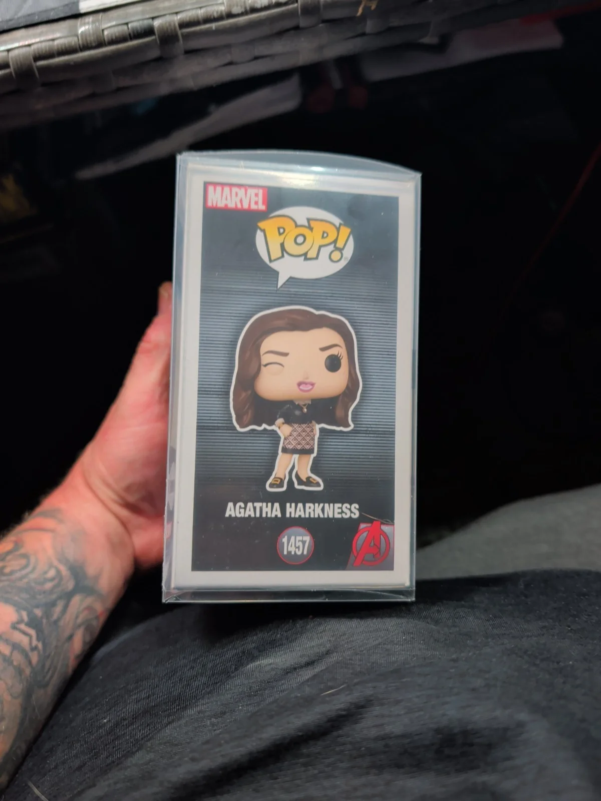 Agatha Harkness — Kathryn Hahn Signed "WandaVision" #1457 Agatha Harkness Funko Pop - With COA, image 4