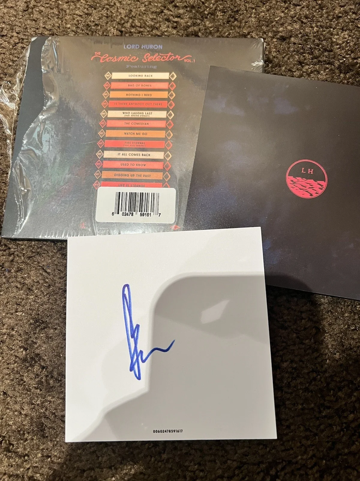 LORD HURON THE COSMIC COLLECTOR SIGNED CD taylor swift ariana grande lady gaga, изображение 2