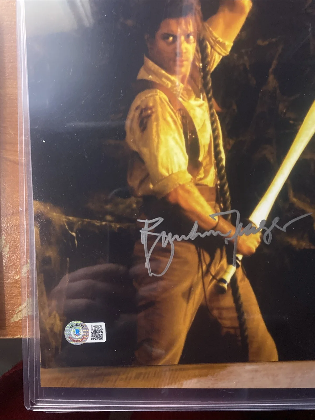 Brendan Fraser the Mummy Autograph w/COA, image 2