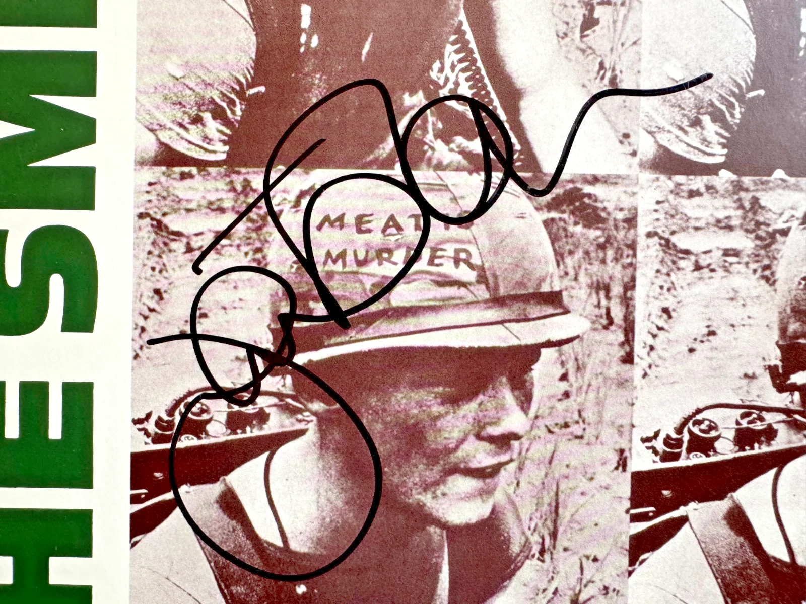 Johnny Marr Signed Autographed Vinyl LP “Meat Is Murder” The Smiths Beckett COA, изображение 2