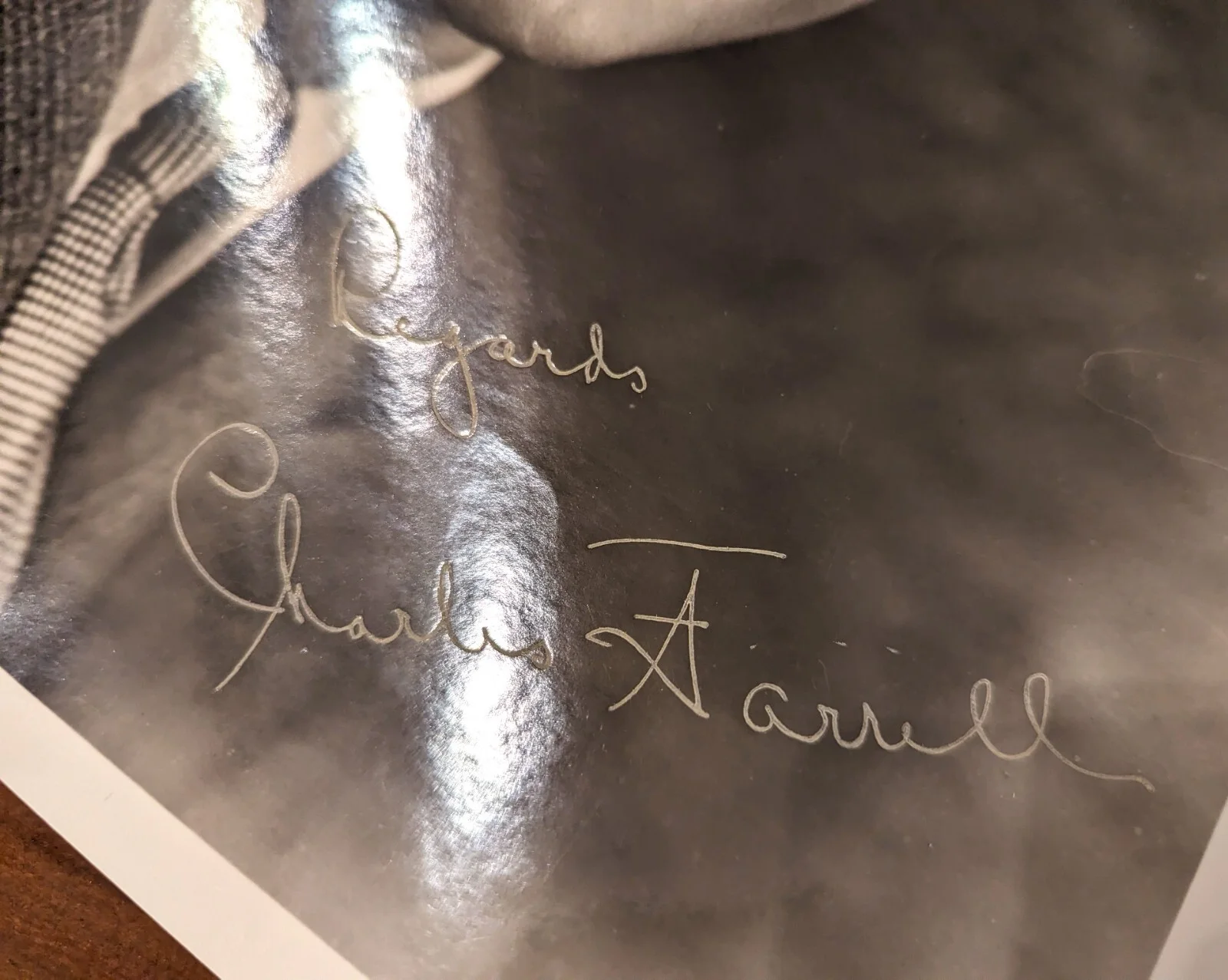 Charles Farrell — 1930 Hand Signed CHARLES FARRELL Actor Oversized 11x14 Photograph Autographed, изображение 2