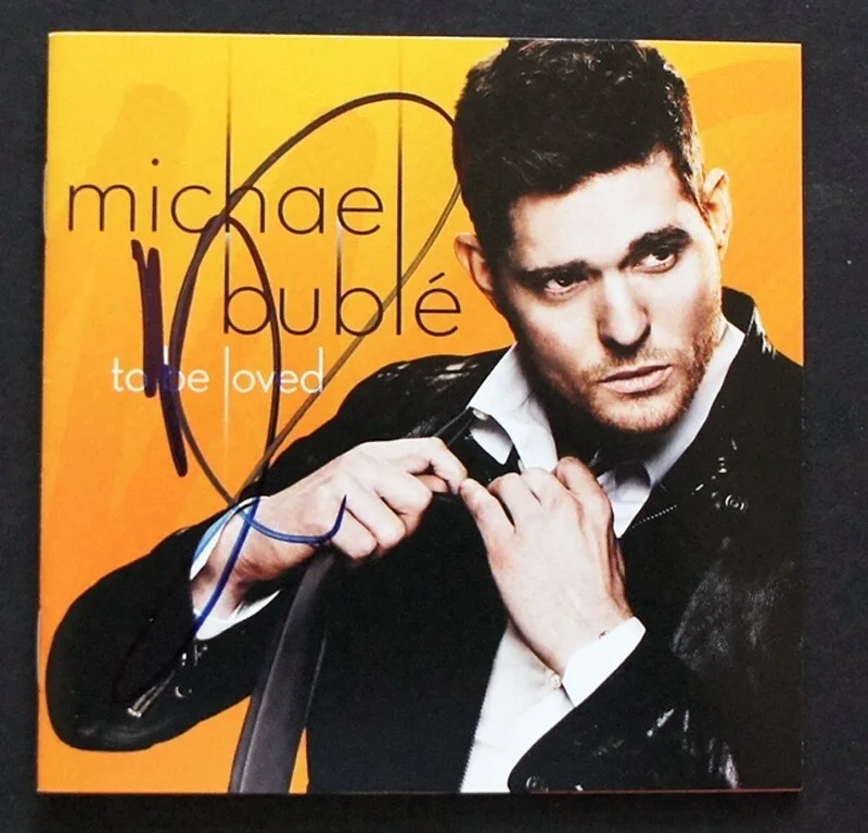 MICHAEL BUBLE SIGNED CD - To Be Loved - Brand new!, image 4