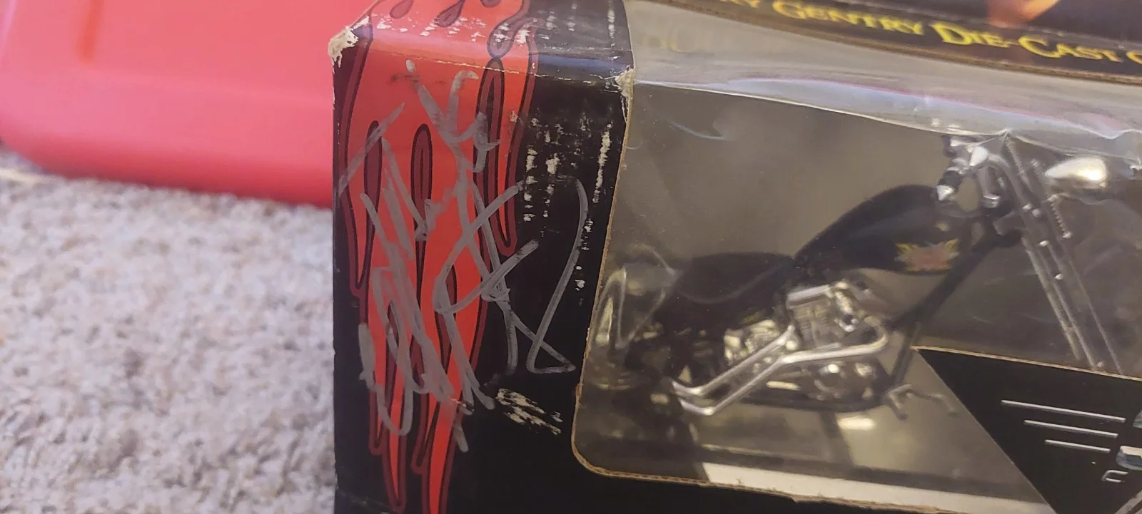 Montgomery Gentry Die Cast Chopper Signed Read Desc Taking Offers, image 2