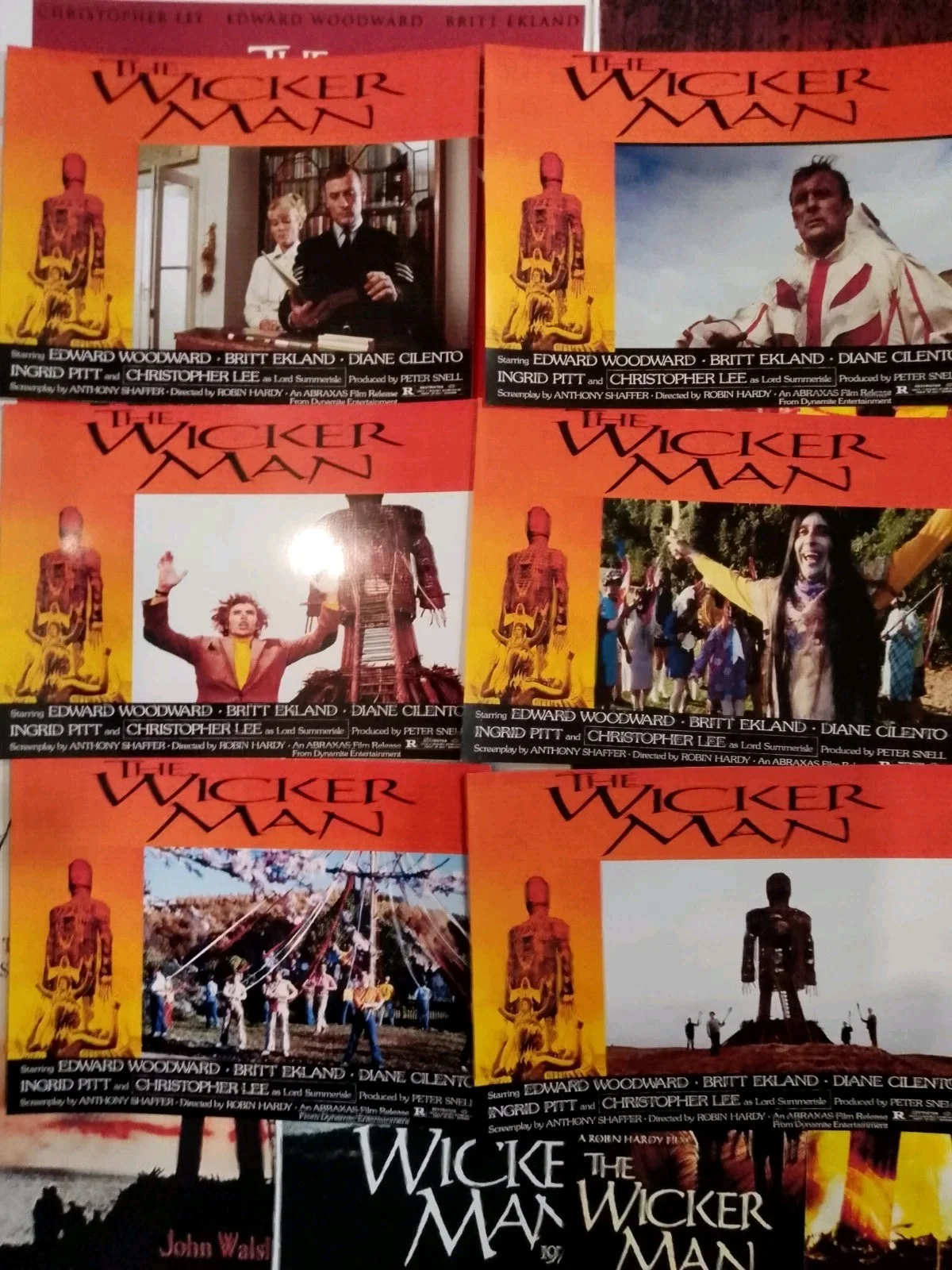 The Wicker Man Collection. 36 (3 sets) Lobby Cards/ 10 Bookmarks/6 Art cards +, image 5