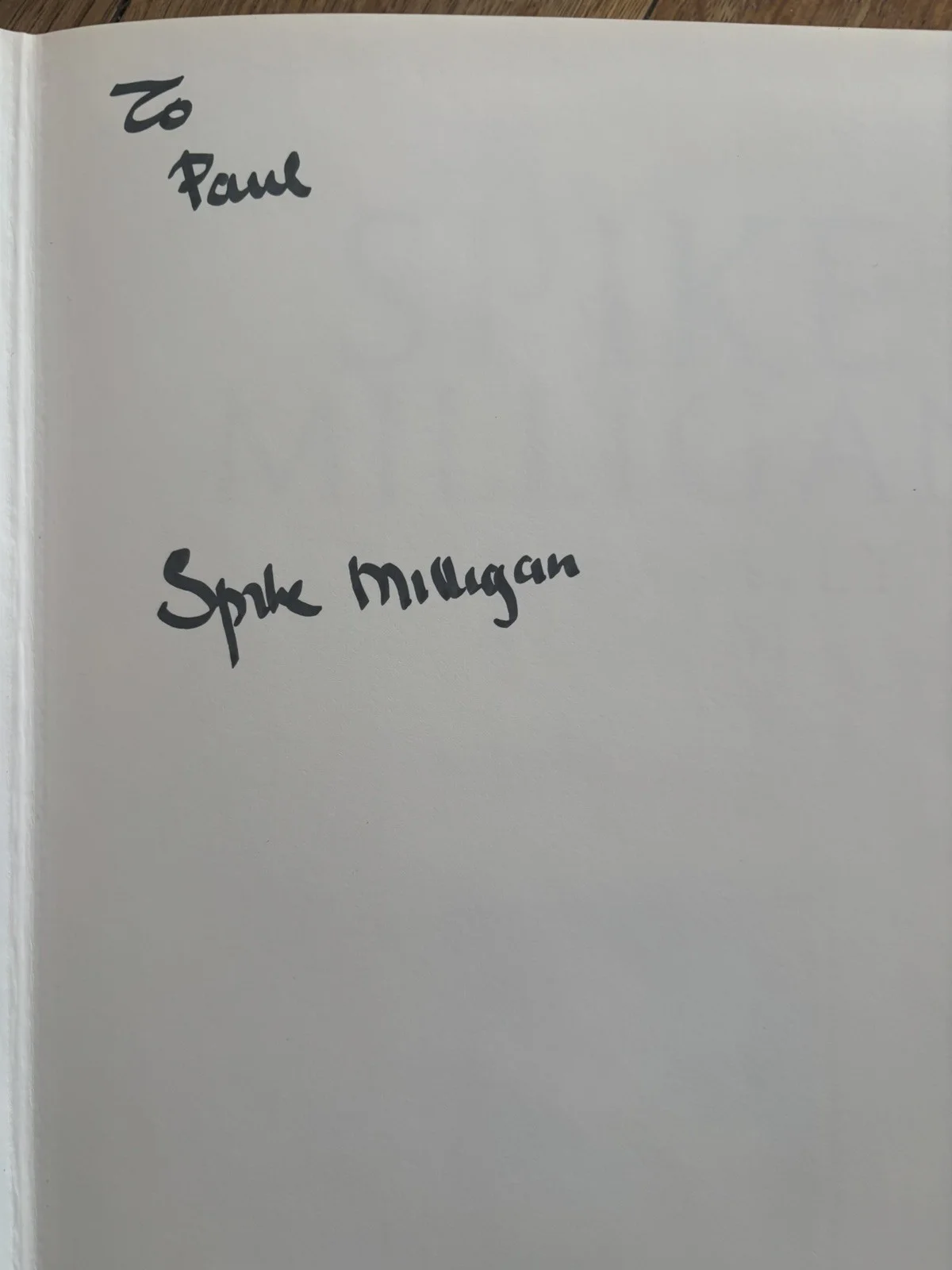 Spike Milligan family album book signed, изображение 2