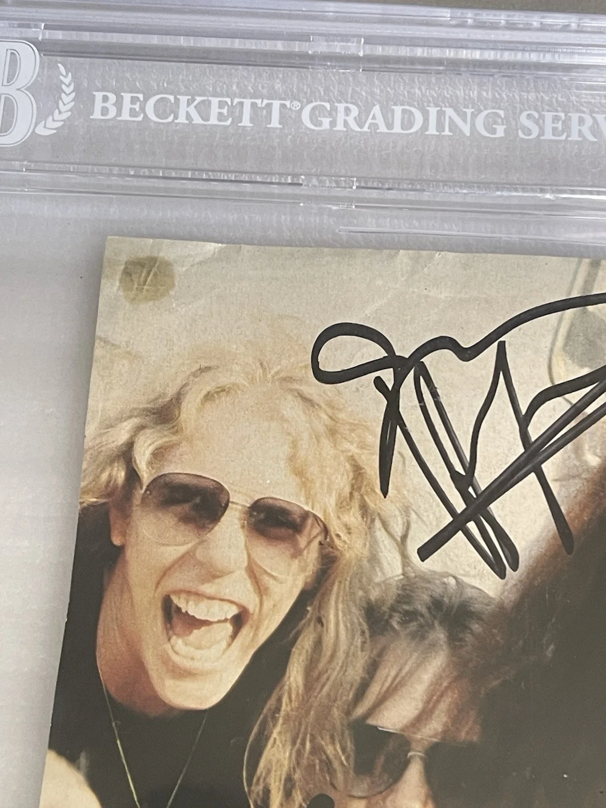 METALLICA Lars Ulrich James Hetfield Signed Autograph Hot Shot Photo BAS Beckett, изображение 4