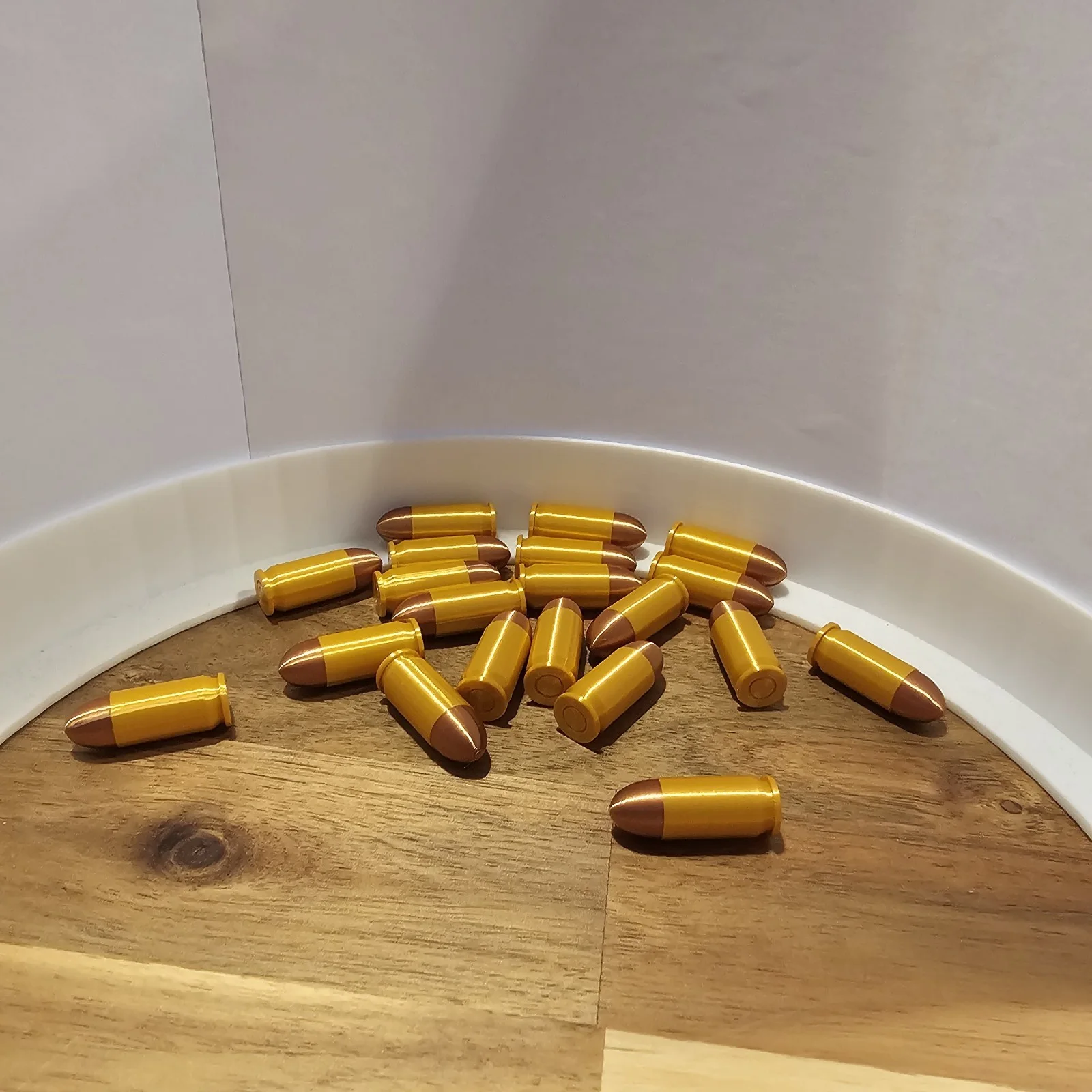 20 x 3d Printed Replica .45 ACP Bullets For Cosplay, Movie Costume Props, image 4