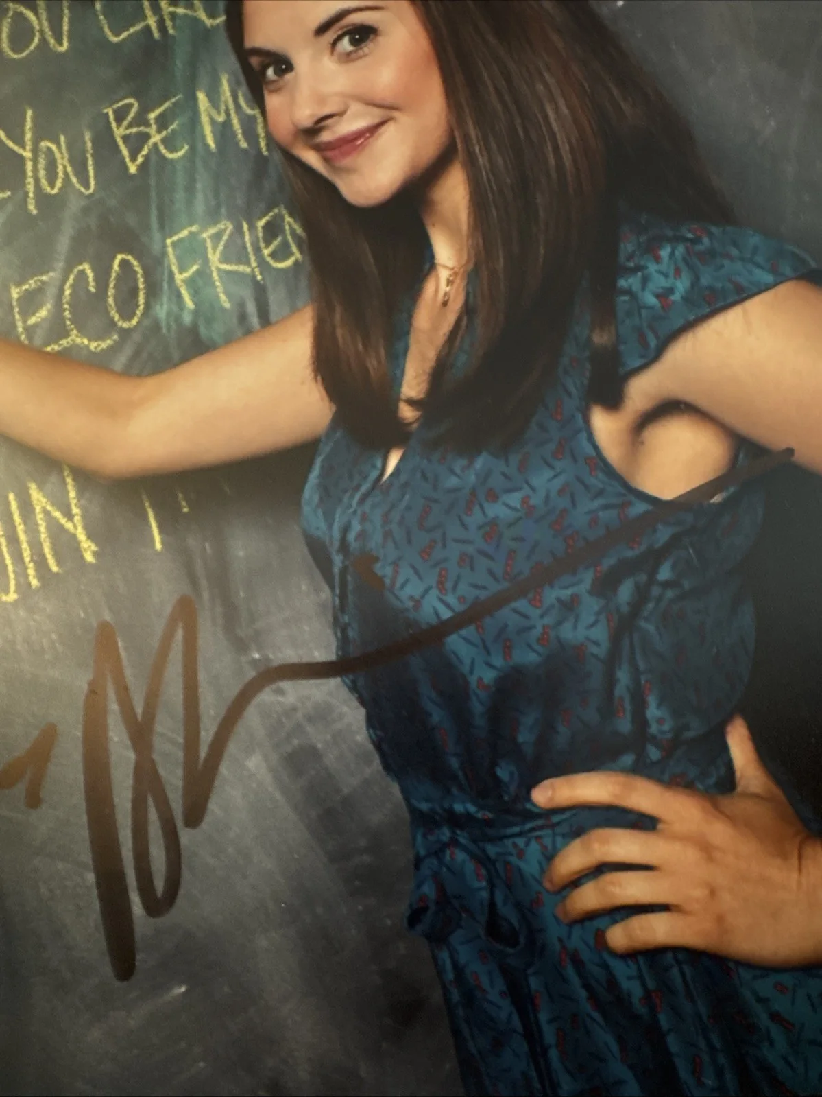 Alison Brie — ALISON BRIE Signed 8x10 Sexy Photo Annie Edison Community Autographed, изображение 4