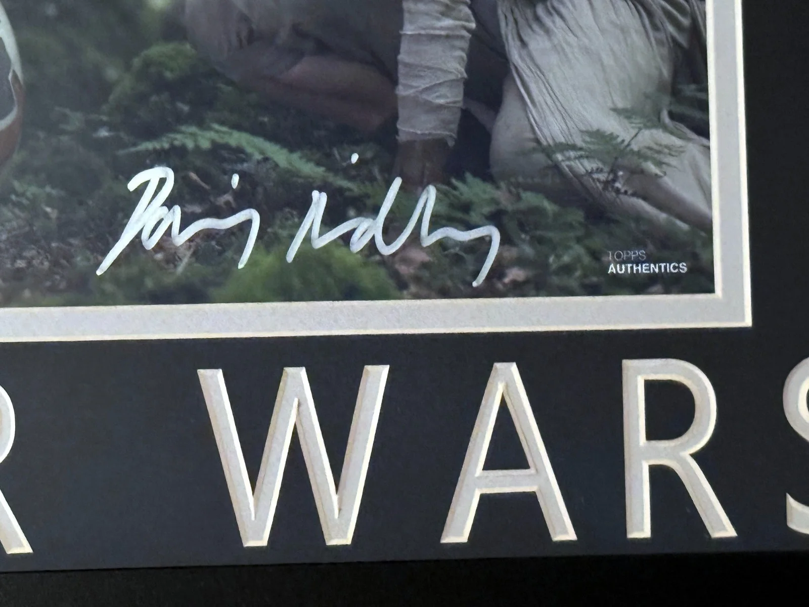 Daisy Ridley — Daisy Ridley Signed Star Wars The Force Awakens 8x10 Photo Rey Beckett Witnessed, изображение 3