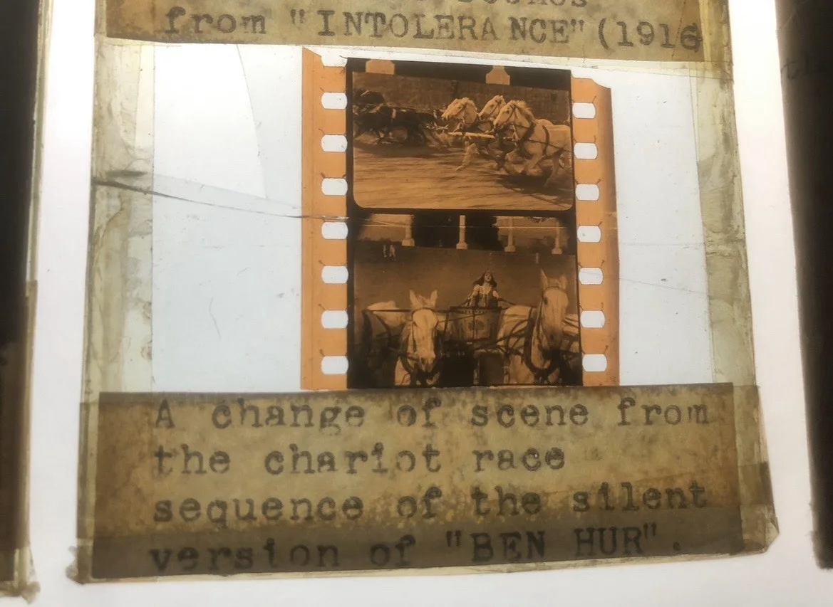 RARE Intolerance (1916) D. W. Griffith Film Reel Cells Footage RARE Movie Print, изображение 4