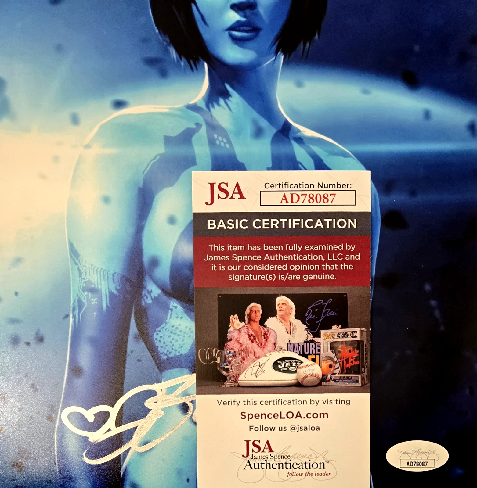 Jen Taylor — Jen Taylor Signed Photo Halo Autograph Cortana XBox Master Chief 8x10 JSA COA 87, изображение 2