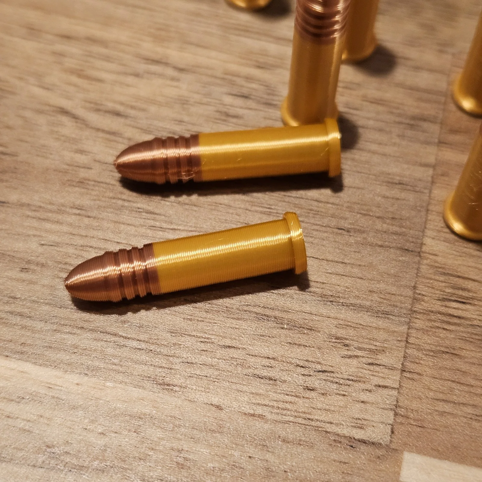 30 Rounds of 3d Printed Replica .22 LR Bullets For Cosplay, Movie Costume Props, изображение 3