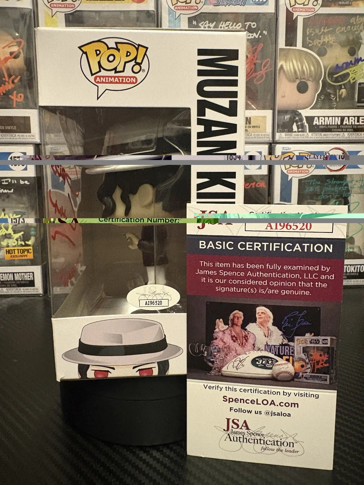 Greg Chun — Funko Pop Demon Slayer Muzan Kibutsuji Signed Greg Chun JSA Authenticated, image 2