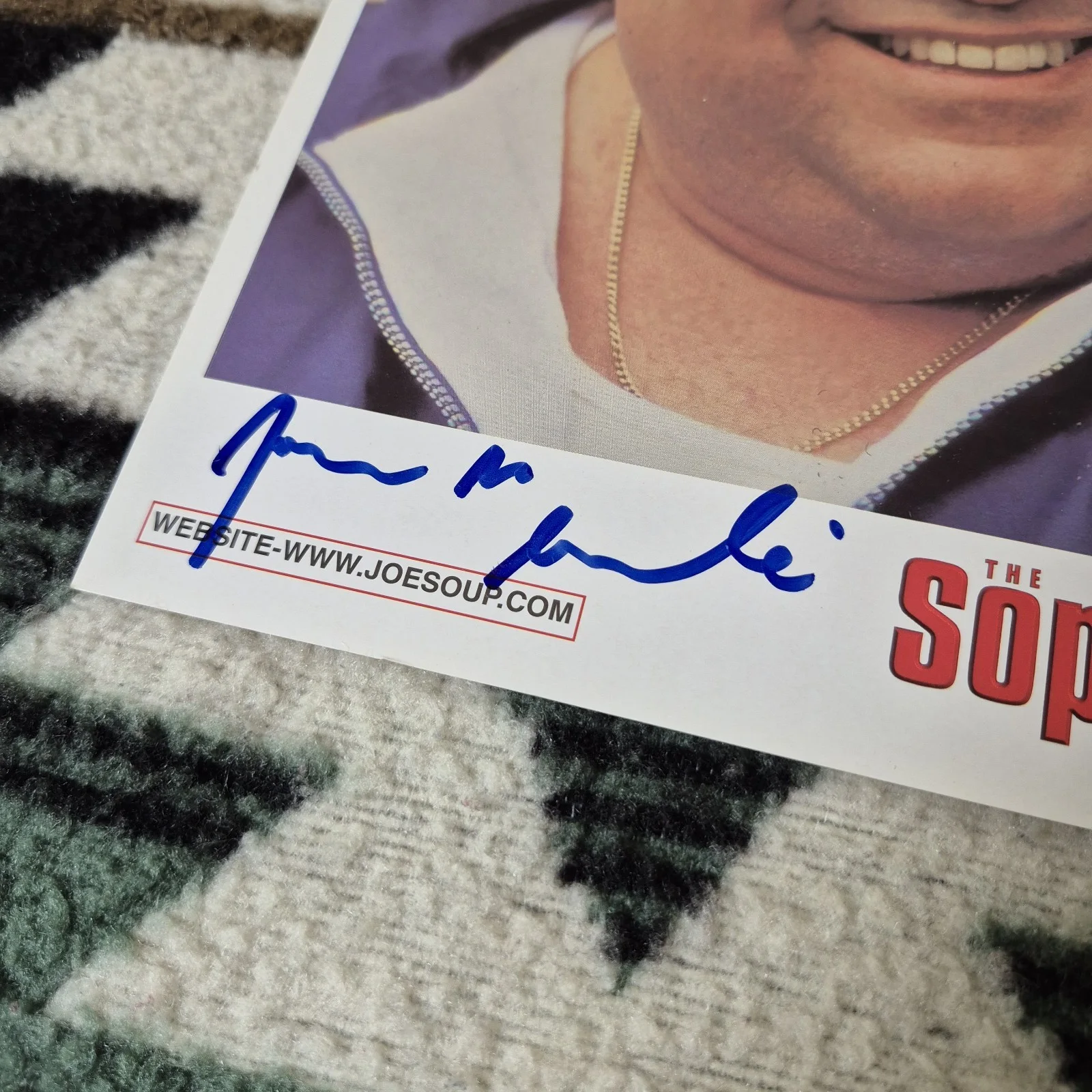 Joseph Joe R. Gannascoli The Sopranos Vito Spatafore Signed Photo -No COA, изображение 2