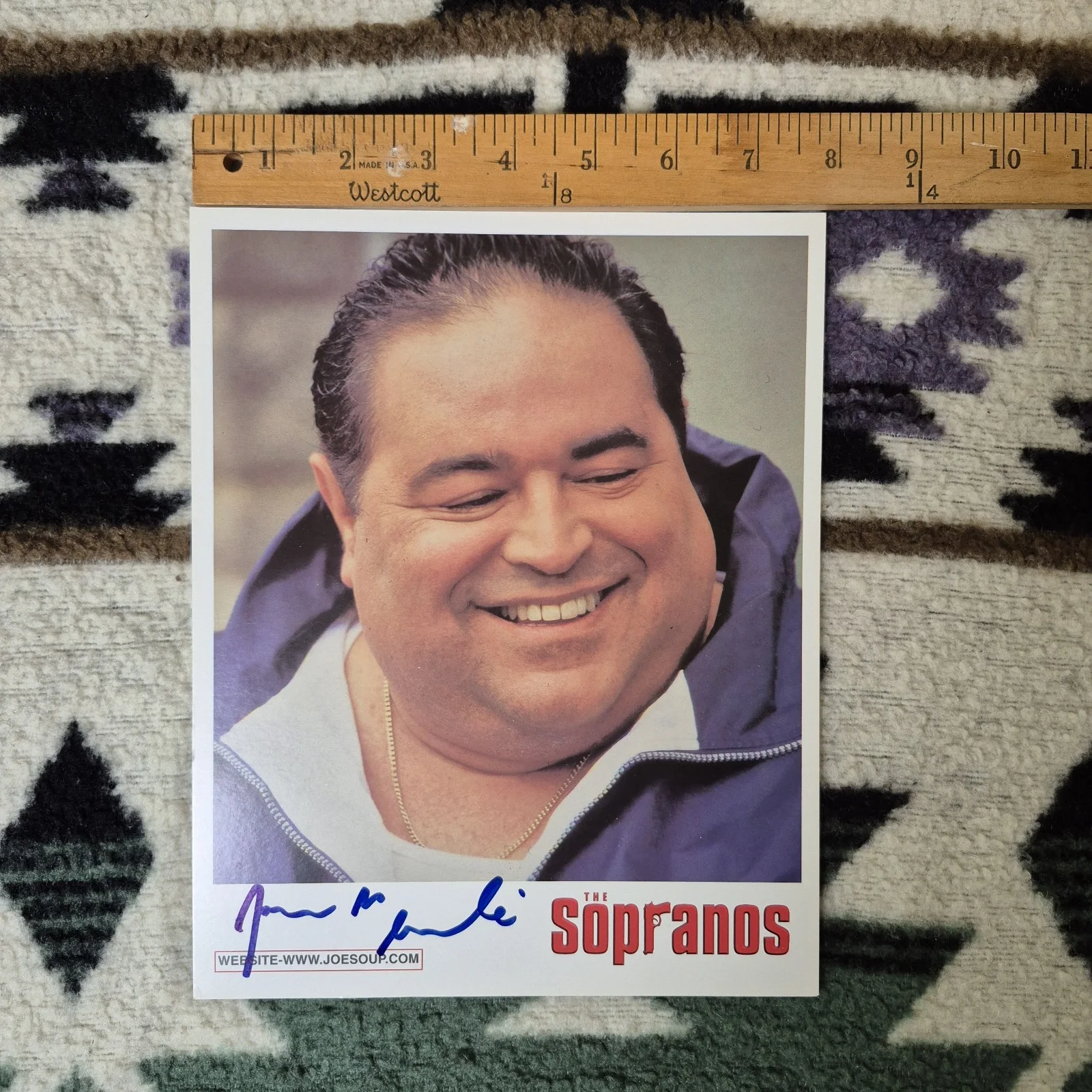 Joseph Joe R. Gannascoli The Sopranos Vito Spatafore Signed Photo -No COA, изображение 3