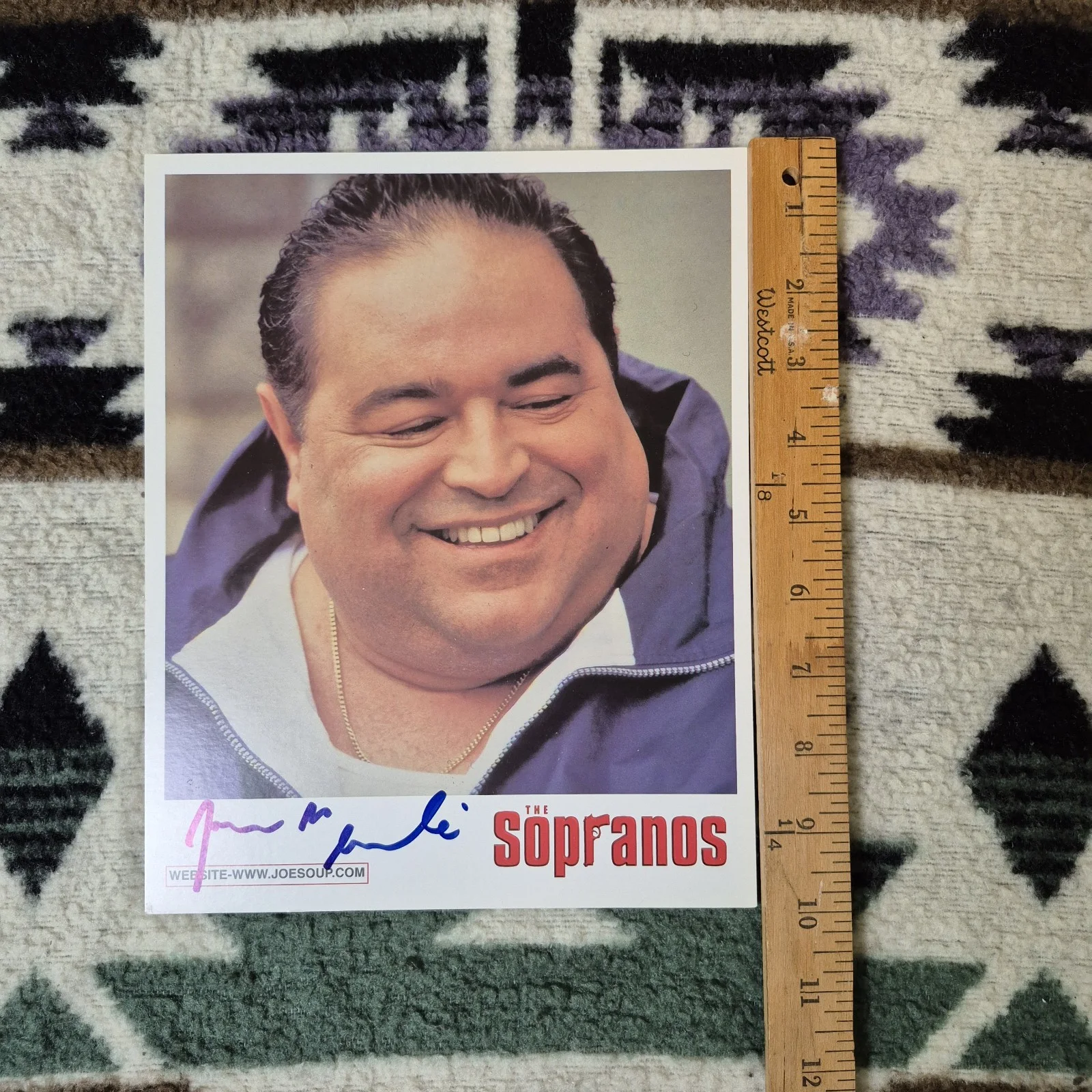 Joseph Joe R. Gannascoli The Sopranos Vito Spatafore Signed Photo -No COA, изображение 4