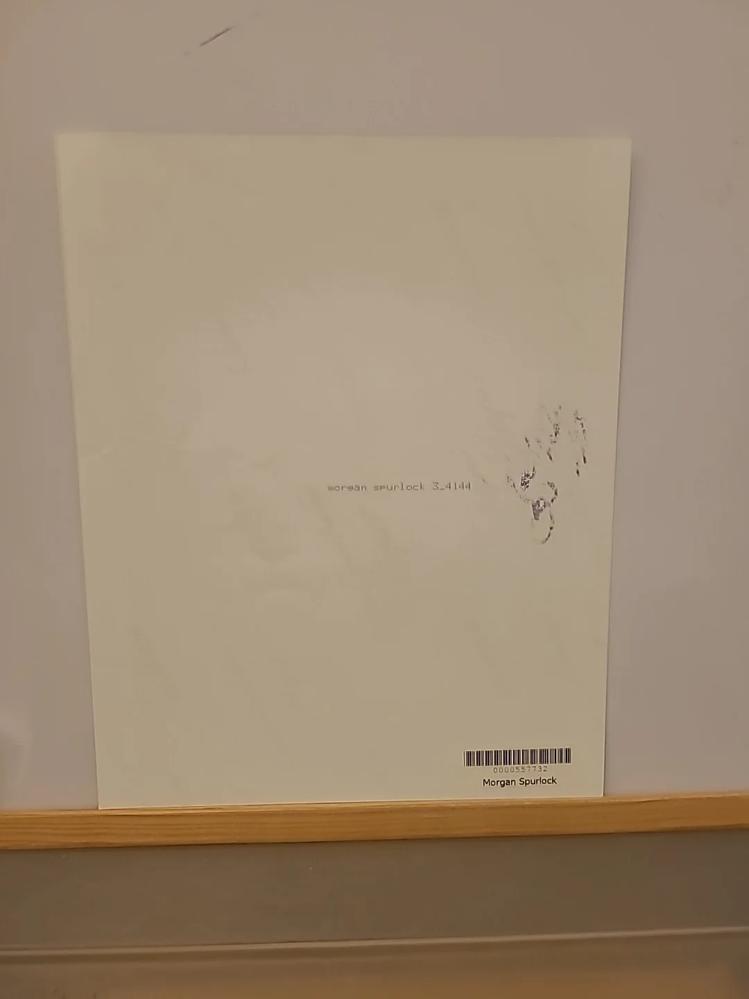 Morgan Spurlock Autographed 8x10 Photo, image 2