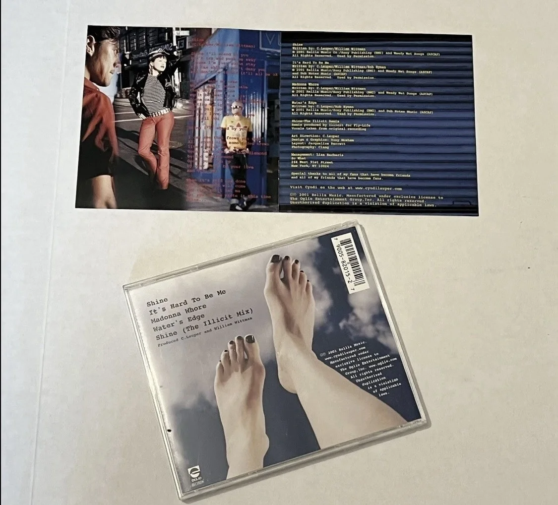 Signed Cyndi Lauper CD – Shine, image 5