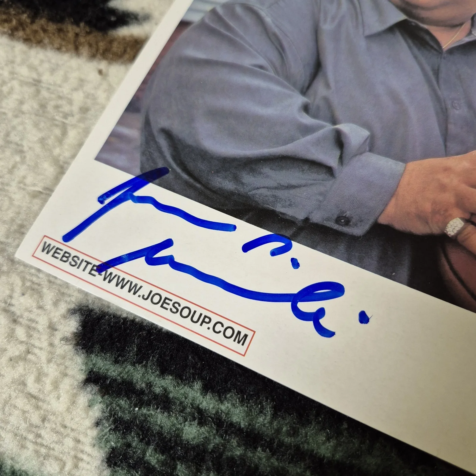 Joseph Joe R. Gannascoli The Sopranos Vito Spatafore Signed Photo -No COA, изображение 2