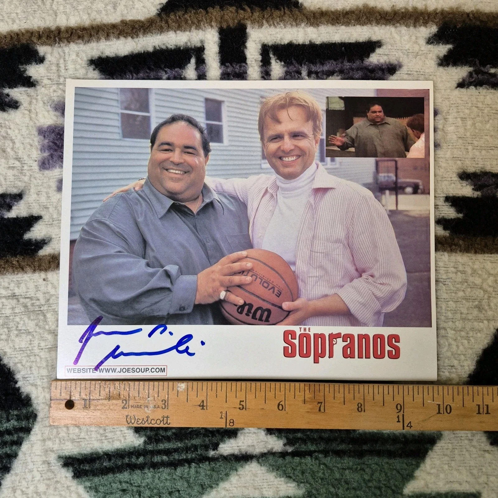 Joseph Joe R. Gannascoli The Sopranos Vito Spatafore Signed Photo -No COA, изображение 3
