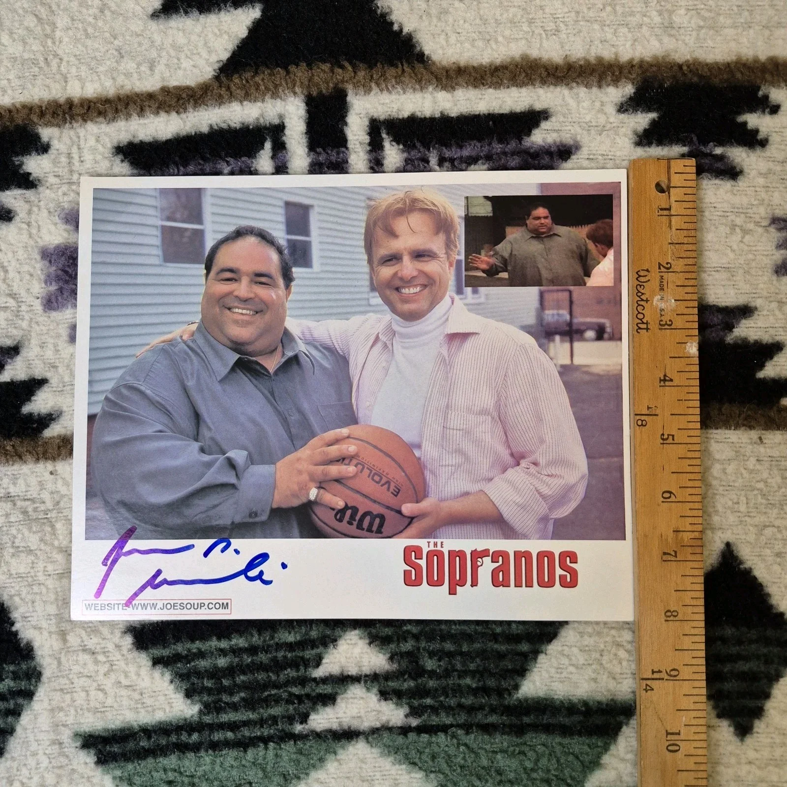Joseph Joe R. Gannascoli The Sopranos Vito Spatafore Signed Photo -No COA, изображение 4
