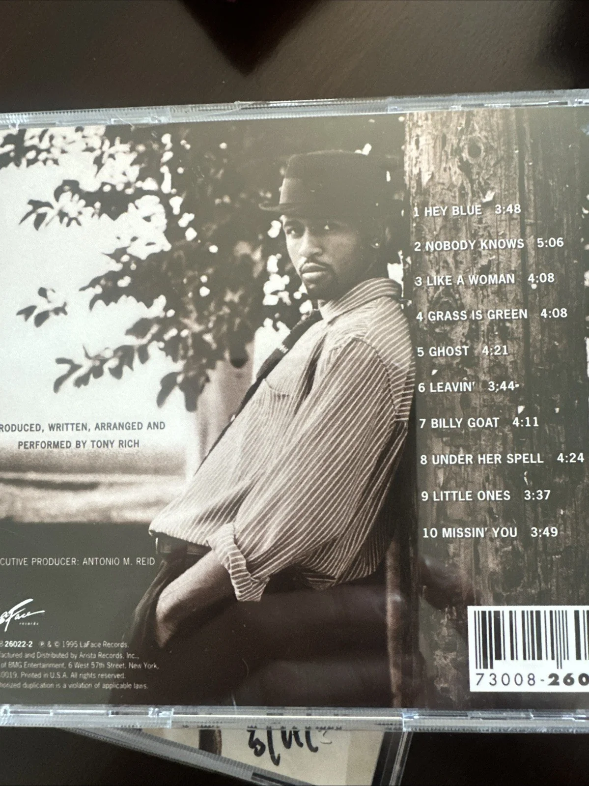 The Tony Rich Project Words Signed Cd 2x Booklet & Disc, image 3