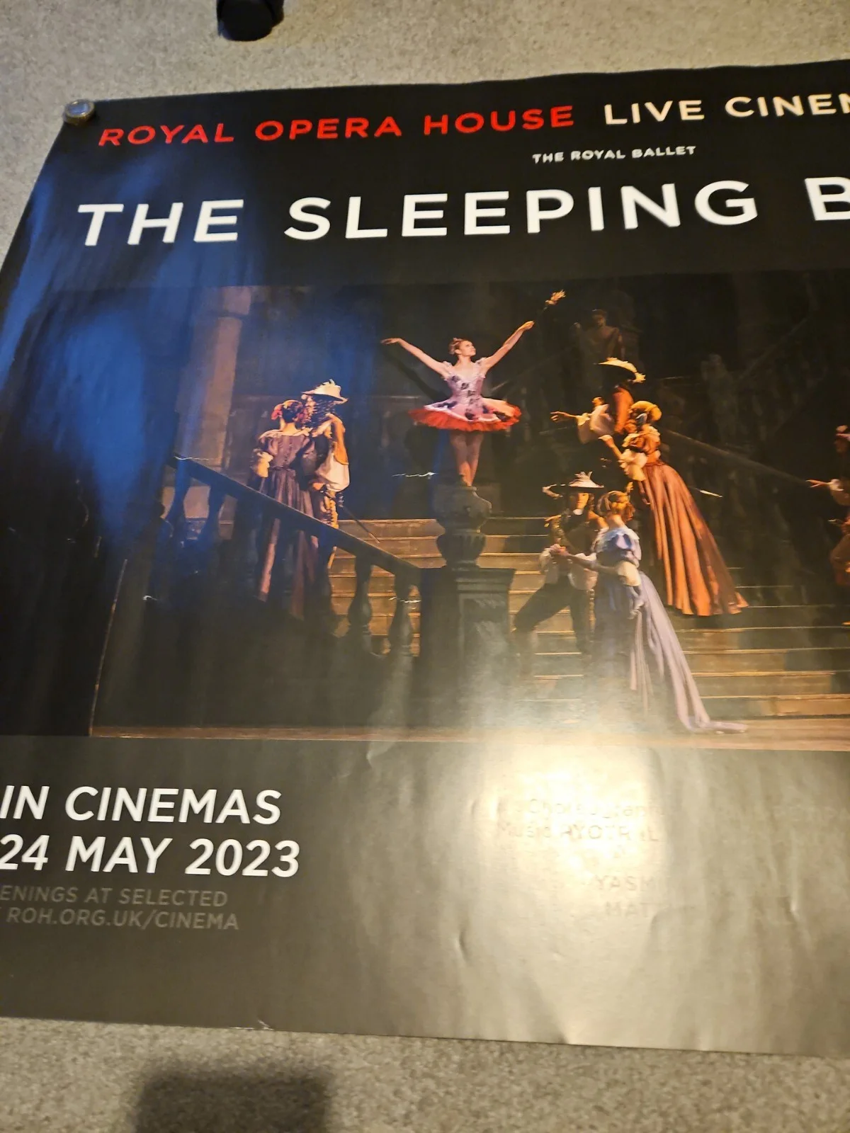 Royal Opera House The Sleeping Beauty 2023 Original UK Cinema Quad Poster [B]., image 3