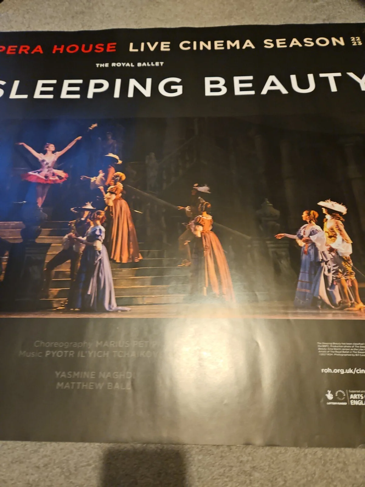 Royal Opera House The Sleeping Beauty 2023 Original UK Cinema Quad Poster [B]., image 4
