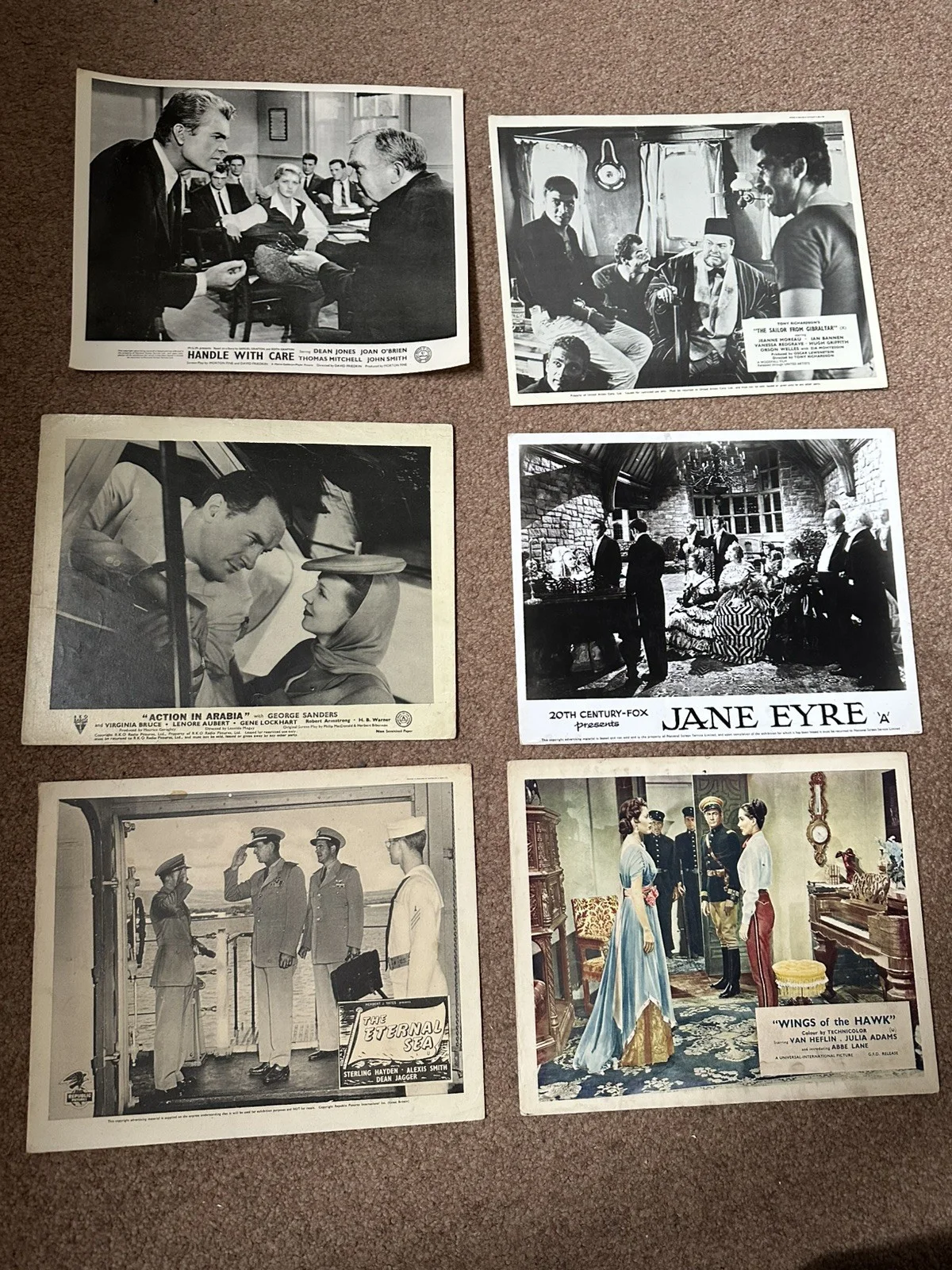 Bundle Of 40 Rare Original Lobby Cards …. Paul Newman Inc 1950s, image 2