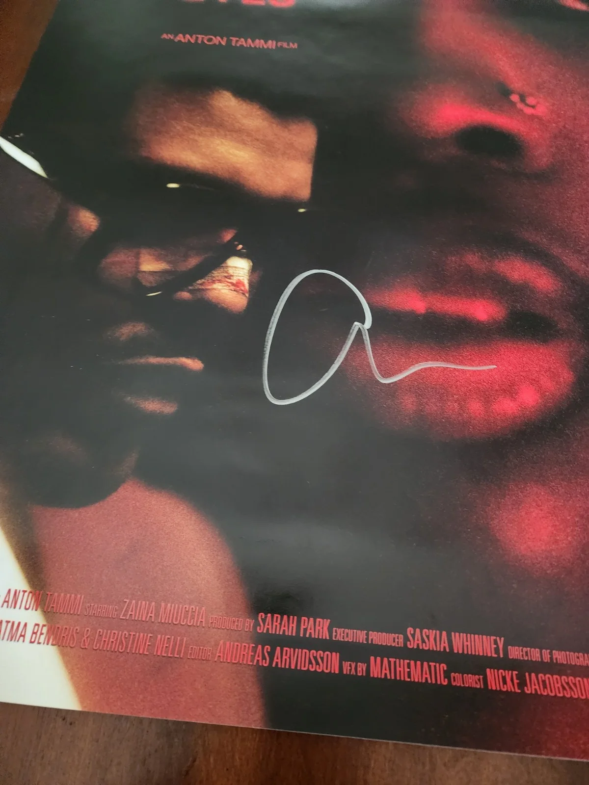 The Weeknd Signed "In Your Eyes" Poster 24x30 After Hours Official Store, image 2