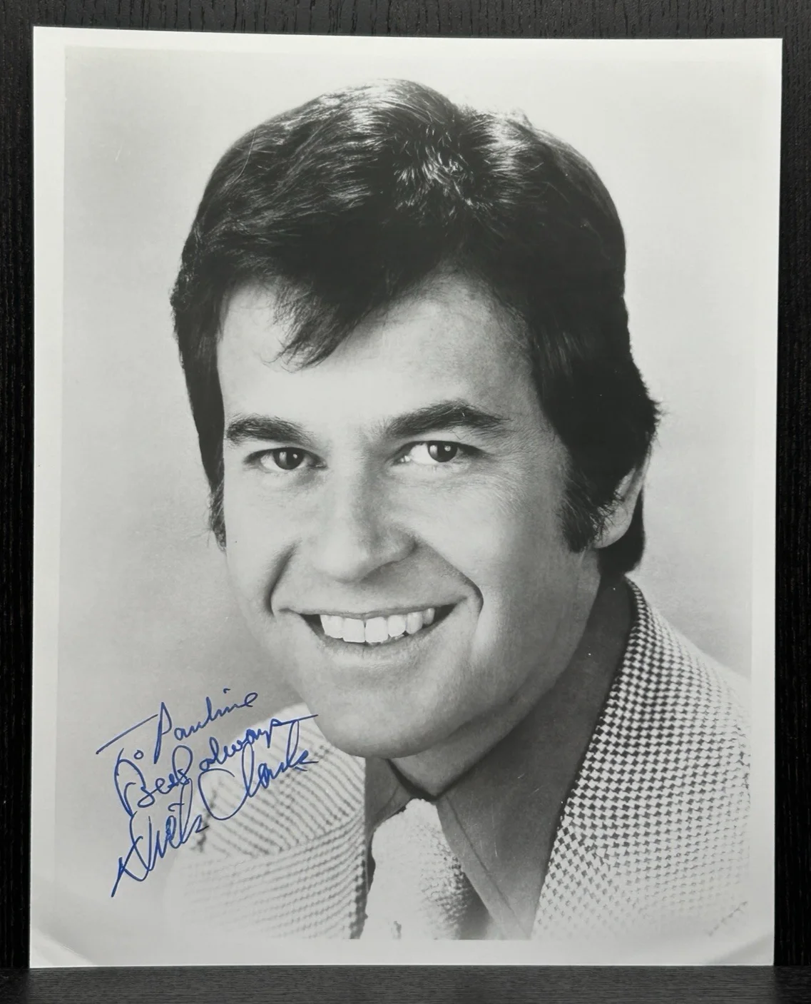 Dick Clark — DICK CLARK HAND SIGNED 8x10 PHOTO Original Autograph JSA COA American Bandstand, image 2
