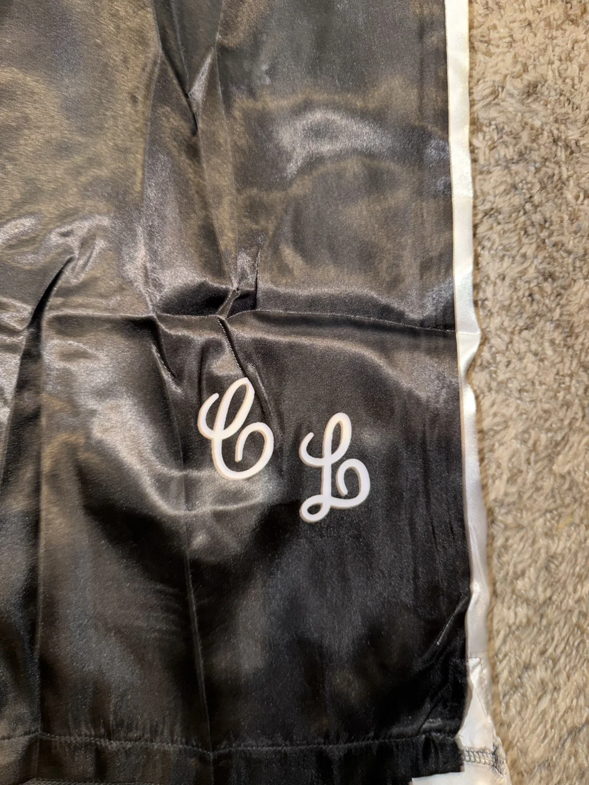 Mr T Autographed Clubber Lang Inscribed Rocky III Boxing Trunks RARE COA, image 3