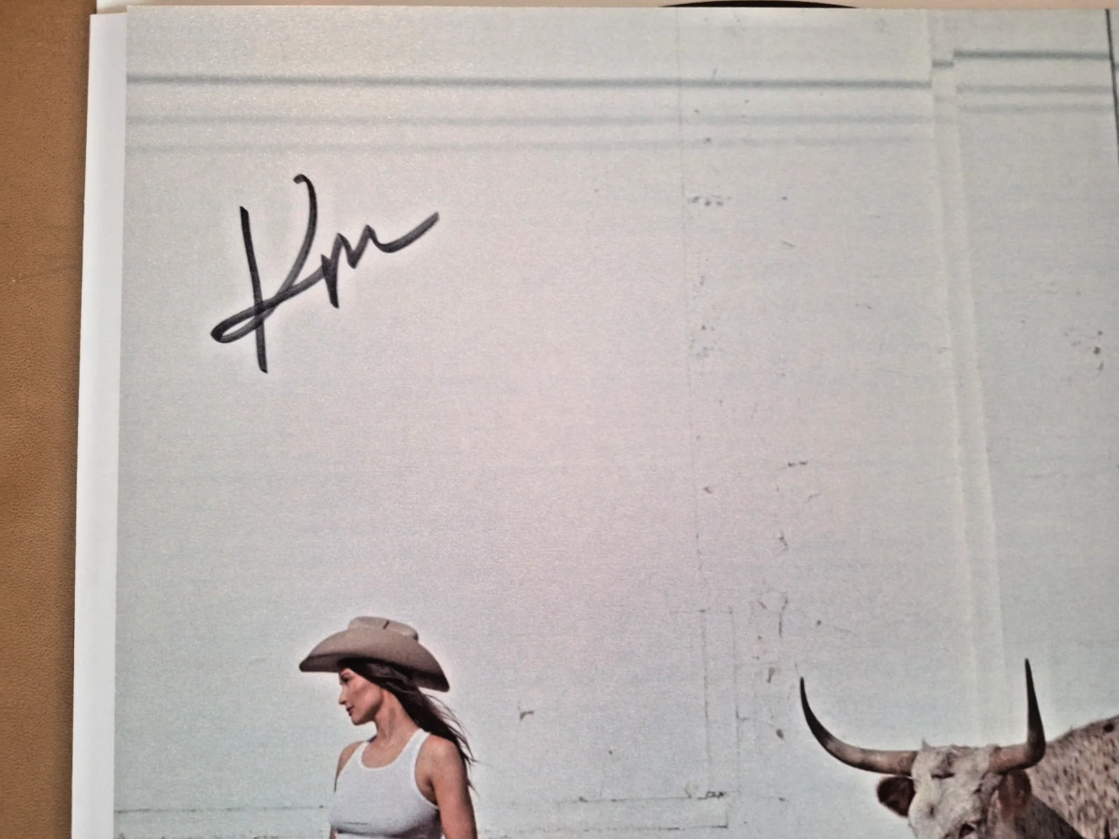Kacey Musgraves Middle of Nowhere Vinyl LP SIGNED Whiskey Colored SEALED New, image 4