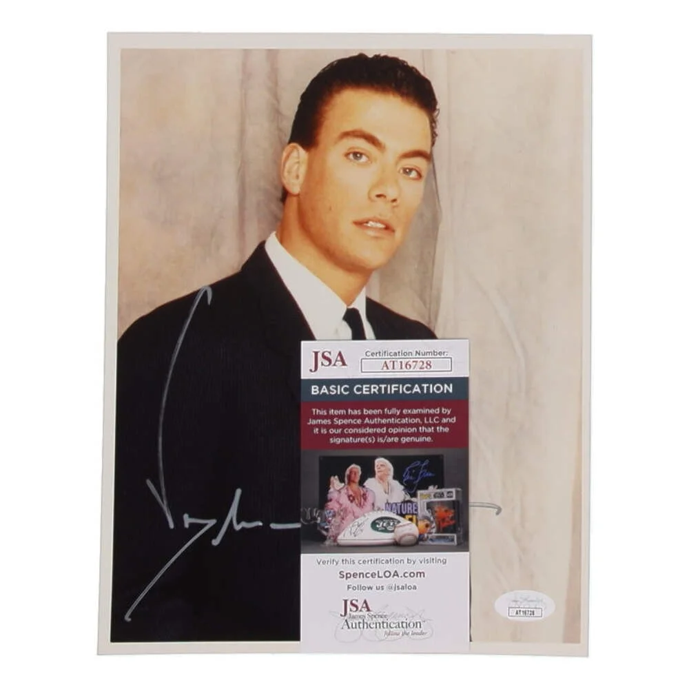 Jean-Claude Van Damme — Jean-Claude Van Damme Signed 8x10 Photo (JSA), image 2