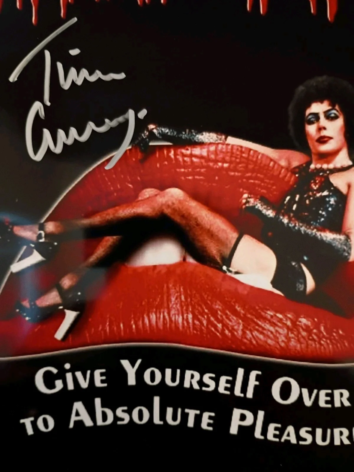 Tim Curry — Tim Curry Rocky Horror Signed 8x10 with COA, image 4