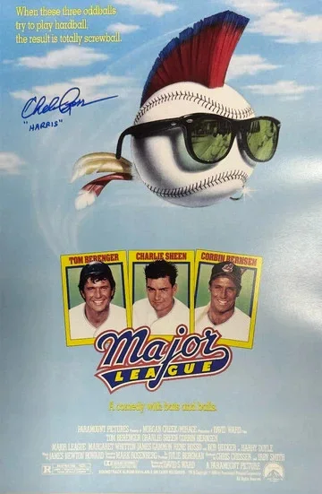 Chelcie Ross — Major League Movie Poster 11x17 Chelcie Ross Autograph Signed and Inscribed COA