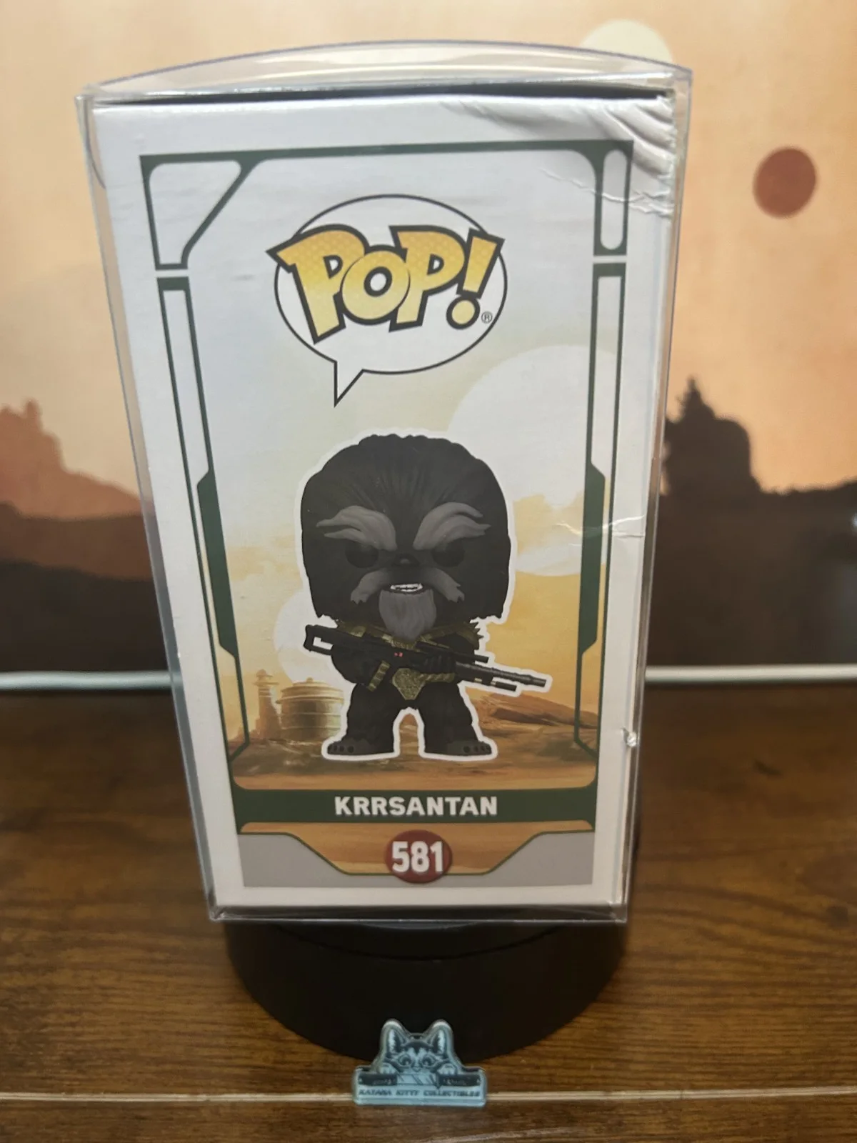 Carey Jones — Funko Pop! Star Wars (Krrsantan #581) JSA Carey Jones Autograph W/ Protector, изображение 4
