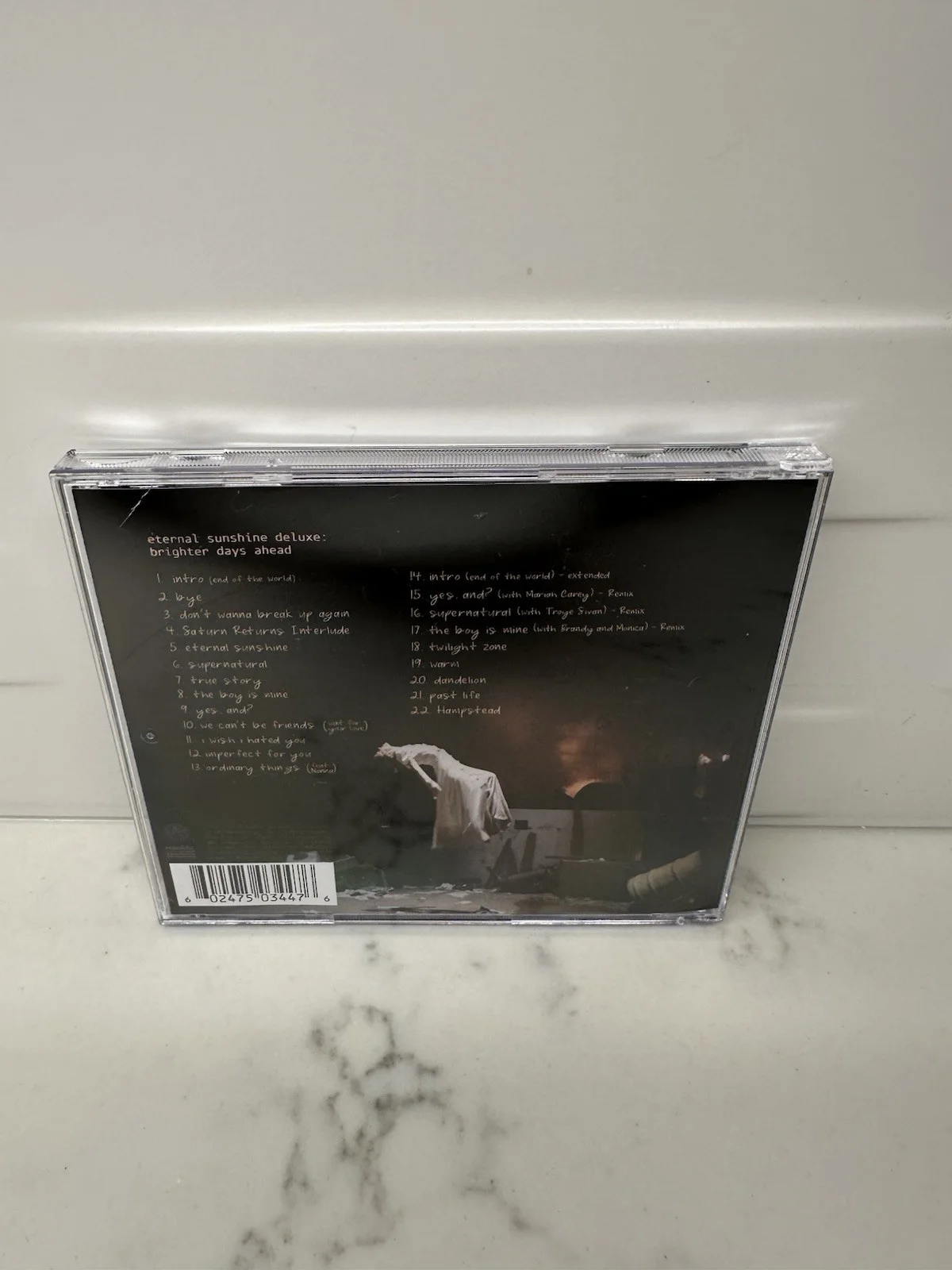 Ariana Grande Signed Eternal Sunshine Brighter Days Ahead Black Signed See Info, image 2
