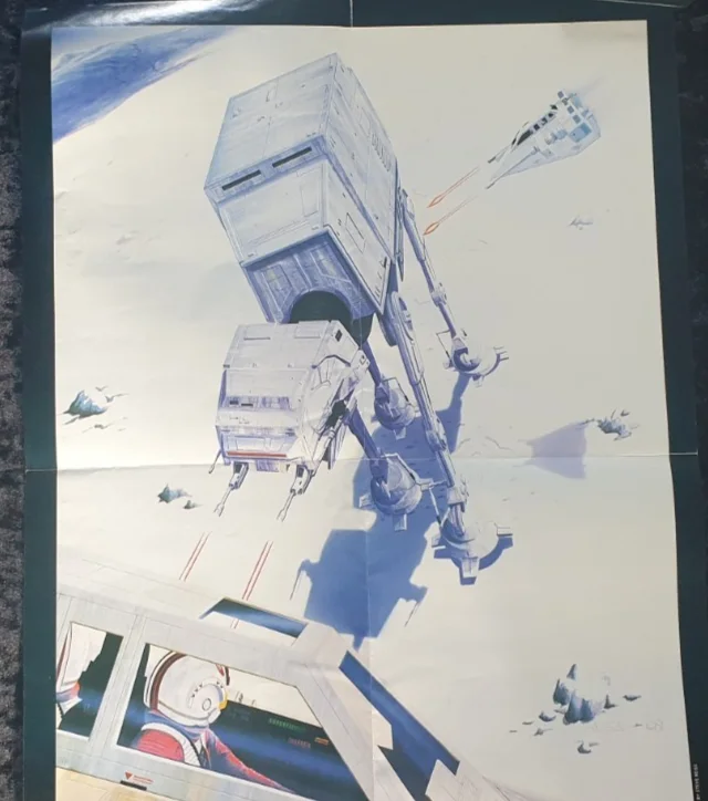 Star Wars Battle of Hoth Promotional Poster 20x14 Inches + Fact Sheet UK, изображение 2